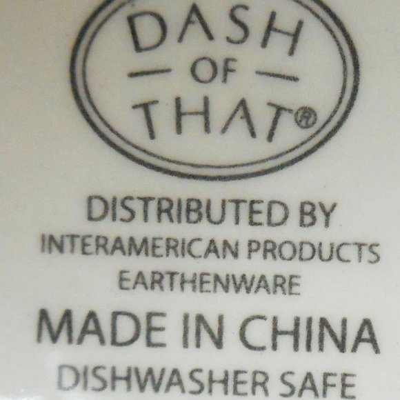 New! Dash of That White & Floral Large Ceramic Spoon Rest - Picture 3 of 3